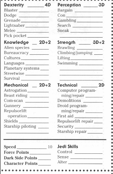 Character Stats